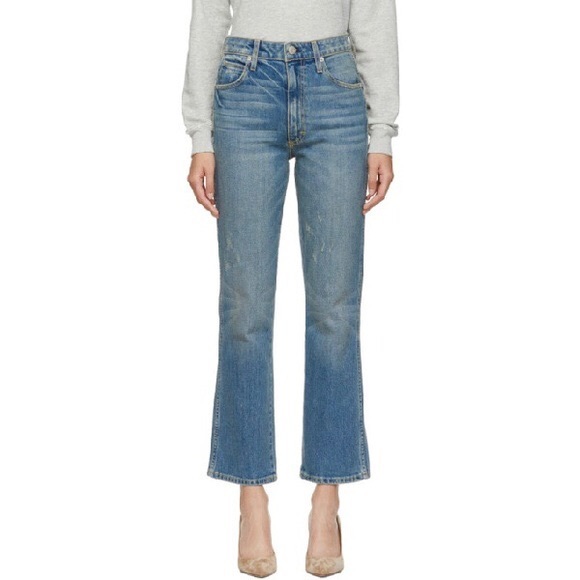 AMO Bella Distressed Cropped Jeans - Picture 1 of 10
